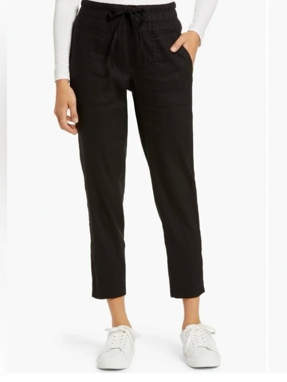 Kut from the Kloth Drawstring Black Pants